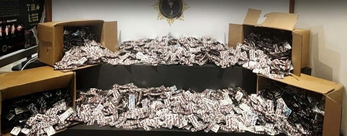 Narkotik Ekipleri 55 Bin 930 Sentetik Ecza Ele Geçirdi 