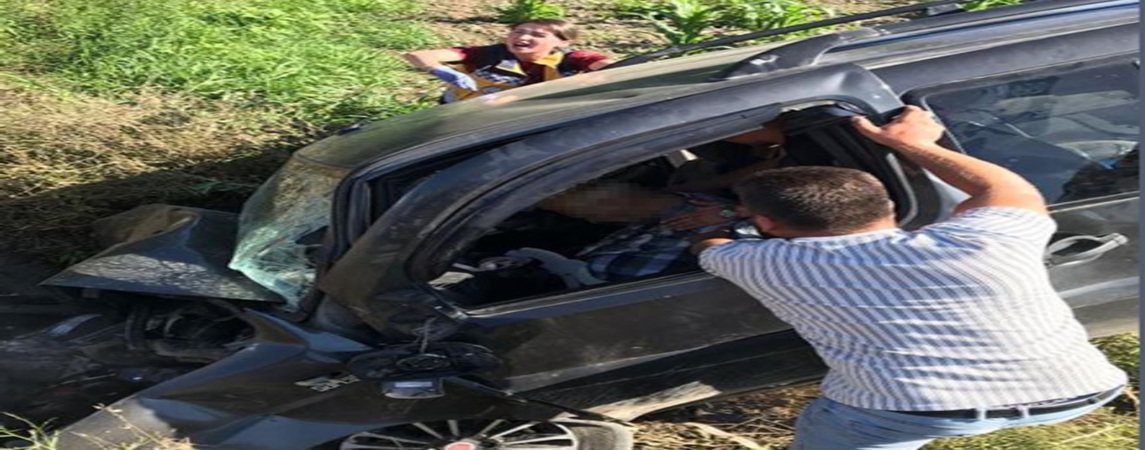 Sulama Kanalına Düşen Sürücüden Acı Haber