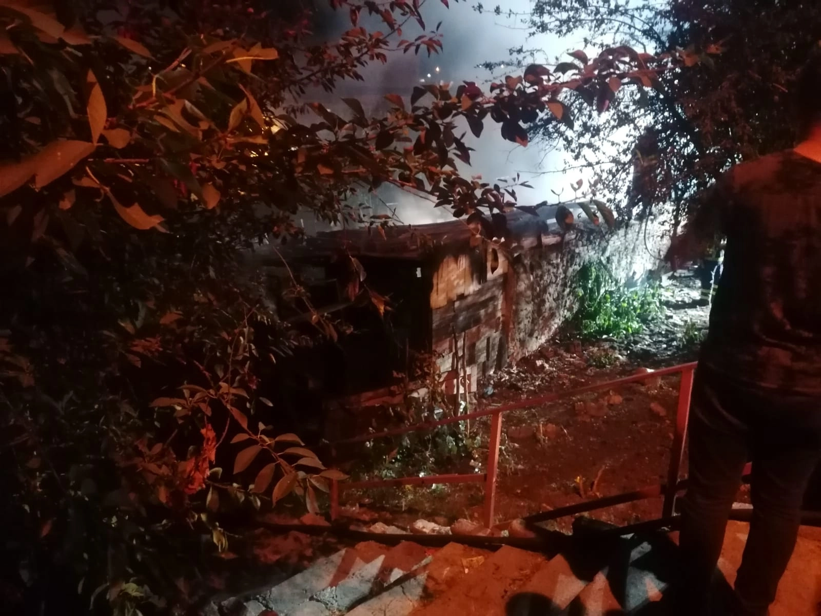 Samsun'da Korkutan Yangın