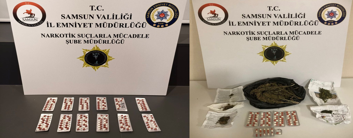 Samsun da Büyük Narkotik Operasyonu