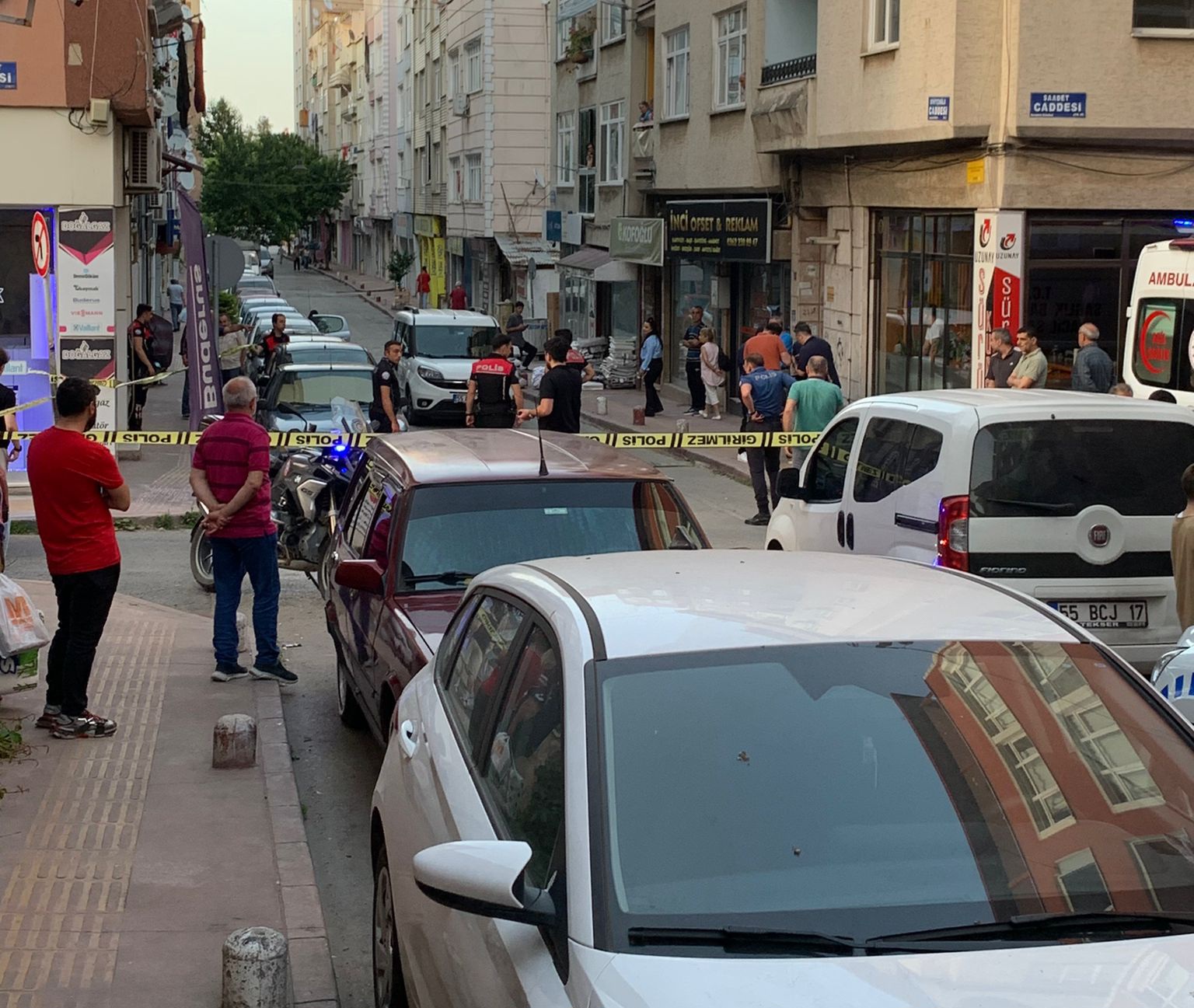 İlkadım Zafer Mahallesi'nde Silahlı Saldırı 