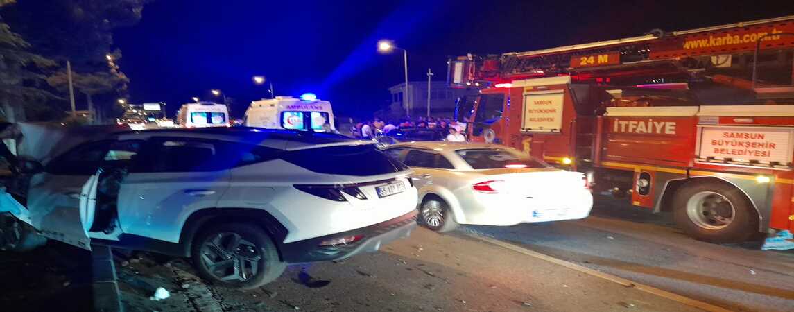 Atakum Körfez Mahallesi'nde Feci Kaza