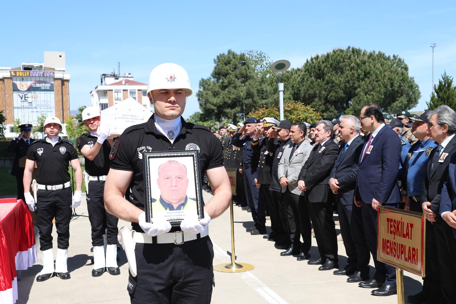 Komiser Yardımcısı Erkan Dereli'ye Son Görev 